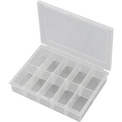 TRU COMPONENTS EKB-203 krabička na malé součástky (d x š x v) 139 x 95 x 25 mm přihrádek: 10 variabilní rozčlenění Obsah 1 ks