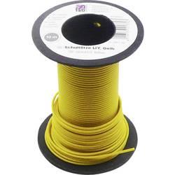 TRU COMPONENTS 1565158 lanko/ licna, LiY, 1 x 0.22 mm², žlutá, 10 m