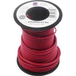 TRU COMPONENTS 1565156 lanko/ licna, LiY, 1 x 0.75 mm², červená, 10 m