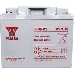 Yuasa NP38-12 NP38-12 olověný akumulátor 12 V 38 Ah olověný se skelným rounem (š x v x h) 197 x 170 x 165 mm šroubované M5 bezúdržbové, VDS certifikace