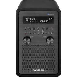 Sangean DDR-60 stolní rádio DAB+, DAB, FM AUX, Bluetooth, NFC vč. dálkového ovládání, funkce alarmu černá
