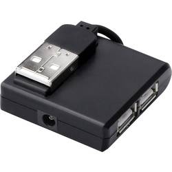 Digitus DA-70217 4 porty USB 2.0 hub černá