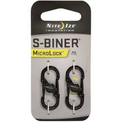 NITE Ize NI-LSBM-01-2R3 karabina MicroLock S-Biner 2 35 mm x 15 mm x 7 mm 2 ks