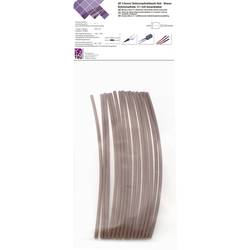 TRU COMPONENTS T1902CA021 sada smršťovacích bužírek hnědá 1.50 mm 0.50 mm Poměr smrštění:3:1 15 ks