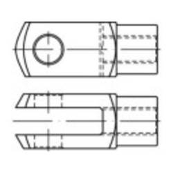 Vidlicové klouby TOOLCRAFT N/A 48 mm, Vnější Ø 12 mm, 10 ks