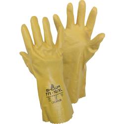 Showa 4707 771 Gr. L bavlněný trikot , polyester, nitril rukavice pro manipulaci s chemikáliemi Velikost rukavic: 9, L EN 388:2016, EN 374-1:2016/ Typ B, EN