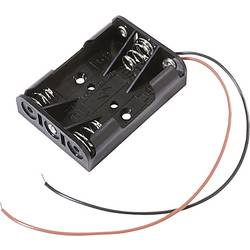MPD BC3AAAW bateriový držák 3x AAA kabel (d x š x v) 52 x 38 x 14 mm