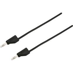 VOLTCRAFT MSB-300 měřicí kabel [lamelová zástrčka 4 mm - lamelová zástrčka 4 mm] 25.00 cm, černá, 1 ks