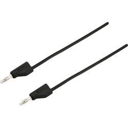 VOLTCRAFT MSB-300 měřicí kabel [lamelová zástrčka 4 mm - lamelová zástrčka 4 mm] 0.50 m, černá, 1 ks