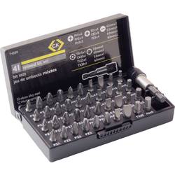 C.K T4509 sada bitů, 41dílná, křížový PH, křížový PZ, vnitřní šestihran (TX), inbus, 1/4 (6,3 mm)