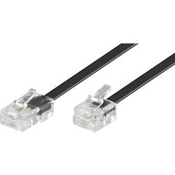 Basetech ISDN, Western kabel [1x RJ45 zástrčka 8p4c - 1x RJ11 zástrčka 6p4c] 15.00 m černá
