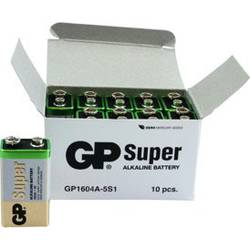 GP Batteries Super baterie 9 V alkalicko-manganová 9 V 10 ks