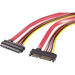 SATA II prodlužovací kabel Renkforce RF-4174578, červená, oranžová, černá, žlutá