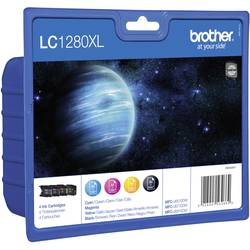 Brother Ink LC-1280XL originál kombinované balení černá, azurová, purppurová, žlutá LC1280XLVALBPDR