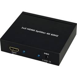 Value HDMI rozbočovač 4096 x 2160 Pixel černá