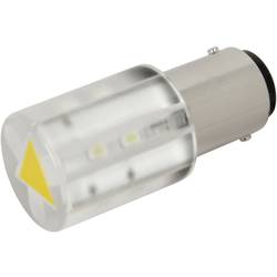 CML 18560352 indikační LED žlutá BA15d 24 V/DC, 24 V/AC 400 mcd