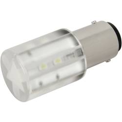 CML 1856035W indikační LED studená bílá BA15d 24 V/DC, 24 V/AC 1400 mcd