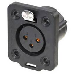 Neutrik NC3FDX-TOP XLR konektor zásuvka, vestavná Pólů: 3 1 ks