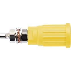 Schützinger DI SEPB 6447 Ni / GE bezpečnostní lisovaná zásuvka 4 mm žlutá 1 ks