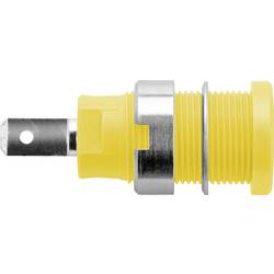 Schützinger DI SEB 7077 Ni / GE bezpečnostní vestavná zásuvka 4 mm žlutá 1 ks