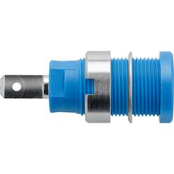 Schützinger DI SEB 7077 Ni / BL bezpečnostní vestavná zásuvka 4 mm modrá 1 ks