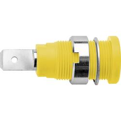 Schützinger DI SEB 7080 Ni / GE bezpečnostní vestavná zásuvka 4 mm žlutá 1 ks