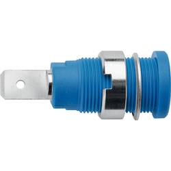 Schützinger DI SEB 6452 Ni / BL bezpečnostní vestavná zásuvka 4 mm modrá 1 ks