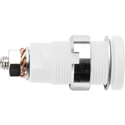 Schützinger DI SEB 6445 Ni / WS bezpečnostní vestavná zásuvka 4 mm bílá 1 ks