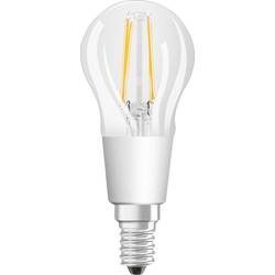 LEDVANCE LED žárovka Energetická třída (EEK2021): E (A - G) 4058075609655 E14 4 W teplá bílá