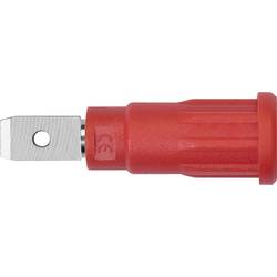 Schützinger SEPB 8522 Ni / RT bezpečnostní lisovaná zásuvka 4 mm zásuvka červená 1 ks Piece
