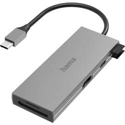 Hama 6 portů USB-C® (USB 3.1) Multiport hub šedá