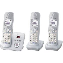 Panasonic KX-TG6823 Trio DECT, GAP bezdrátový analogový telefon záznamník stříbrná, šedá