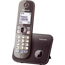 Panasonic KX-TG6811 DECT, GAP bezdrátový analogový telefon handsfree mocca