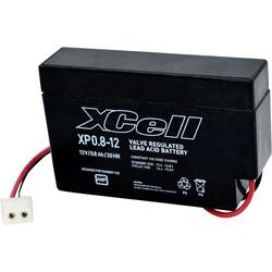 XCell XP0.812AMP XCEXP0.812AMP olověný akumulátor 12 V 0.8 Ah olověný se skelným rounem (š x v x h) 96 x 62 x 25 mm zásuvka AMP bezúdržbové