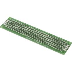 TRU COMPONENTS PCB2-2080 experimentální deska epoxid (d x š) 80 mm x 20 mm 35 µm Rastr (rozteč) 2.54 mm Množství 1 ks