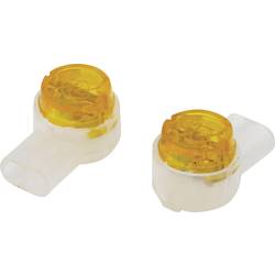 TRU COMPONENTS kabelová rychlosvorka Pro kabel o rozměru: 0.13-0.65 mm² Tuhost (příčný řez): 0.13-0.65 mm² Pólů: 2 100 ks žlutá