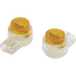 TRU COMPONENTS kabelová rychlosvorka Pro kabel o rozměru: 0.13-0.38 mm² Tuhost (příčný řez): 0.13-0.38 mm² Pólů: 2 100 ks žlutá