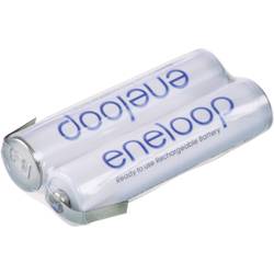 Panasonic eneloop Reihe F1x2 Akupack 2 x AAA pájecí špička ve tvaru Z Ni-MH 2.4 V 750 mAh