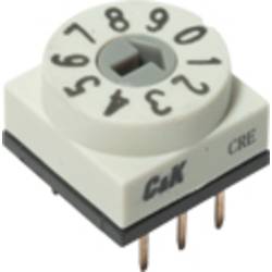C & K Switches CRE08RRDM0A kódovací přepínač BCD Počet pozic přepínače 8 1 ks Tube
