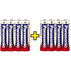 Panasonic Pro Power 4+4 tužková baterie AA alkalicko-manganová, 1.5 V, 8 ks