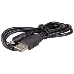 Akyga Nabíjecí kabel USB DC zástrčka 2,5 mm 0.80 m černá AK-DC-02