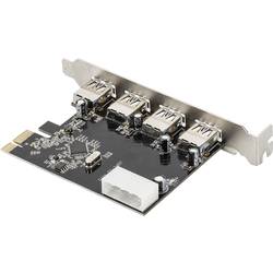 Digitus DIGITUS 4 porty karta USB 3.0 USB 3.2 Gen 1 (USB 3.0) PCIe