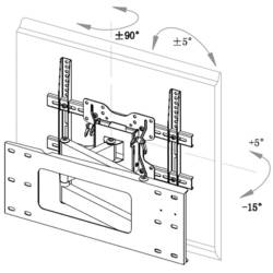 SpeaKa Professional TV držák na zeď naklápěcí, nakláněcí, odnímatelný, 81,3 cm (32) - 165,1 cm (65), SP-3959720