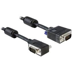 Delock VGA kabel VGA pólové Zástrčka, VGA pólové Zástrčka 2.00 m černá 83173 lze šroubovat VGA kabel