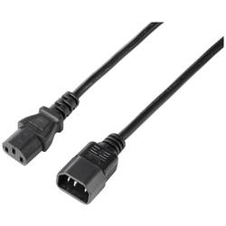 Sygonix SY-5243892 IEC prodlužovací kabel černá 3.00 m