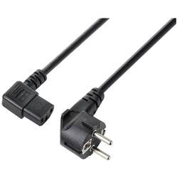 Sygonix SY-5243882 IEC kabel černá 3.00 m