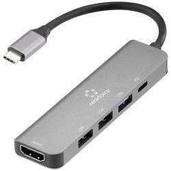 Renkforce RF-DKS-903 5-in-1 USB-C® dokovací stanice Vhodné pro značky (dokovací stanice pro notebook): univerzální napájení USB-C®