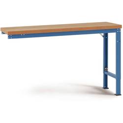 Manuflex WP7072.0001 Přístavný stůl PROFI speciální s masivní deskou, Šxhxv = 2000 x 700 x 740-1040 mm