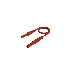 SKS Hirschmann MAL S GG-B 200/2,5 rot bezpečnostní měřicí kabely [4mm bezpečnostní zástrčka - 4mm bezpečnostní zdířka] 200 cm, červená, 1 ks