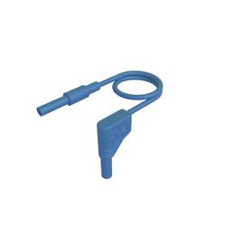 SKS Hirschmann MAL S WG-B 100/2,5 bl bezpečnostní měřicí kabely 4mm bezpečnostní zástrčka 4mm bezpečnostní zástrčka 100 cm modrá 1 ks